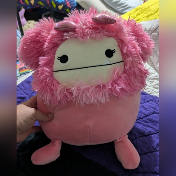 Squishmallows Other - Valentine bigfoot with headband Squishmallow 12in
